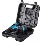 Parafusadeira e Furadeira com Impacto Philco Force PPF03M 12V e Bateria de Lítio + maleta 14 acessórios - Bivolt