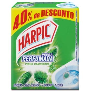 Pedra Sanitária Aroma Plus Pinho, Harpic