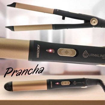 Prancha Mallory Tourmaline 200º C Dourada - Bivolt