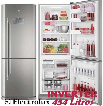 Refrigerador Electrolux Frost Free Bottom Freezer Inverter 454 Litros - IB53X