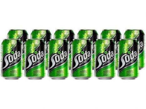 Refrigerante Soda Lata 350ml 12 unidades  (R$1,67 cada )