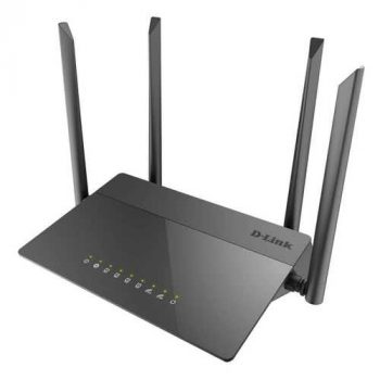 Roteador Wi-Fi AC1200 MU-MIMO IPv6 TR-069 Dual-Band 4 Antenas Gigabit 10/100/1000 - DIR-841