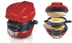 Sanduicheira Multiuso Hamilton Beach, Vermelho, 600W, 127V