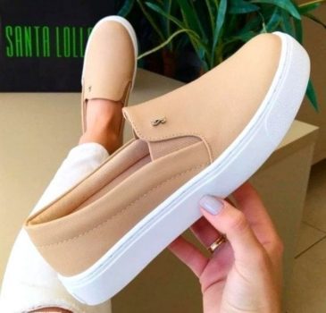 Slip On Santa Lolla Logo Feminino