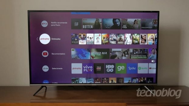 Smart TV Led 50 Semp SK8300 4K HDR Android Wi-Fi 3 HDMI 2 USB Controle Remoto com atalhos Chromecast Integrado