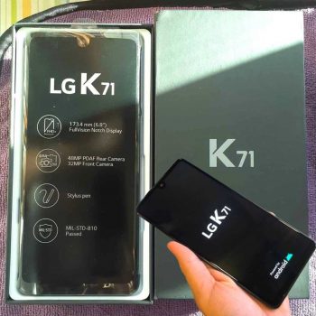 Smartphone LG K71 128GB 4G Wi-Fi Tela 6.8'' Dual Chip 4GB RAM Câmera Quádrupla + Selfie 32MP - Titânio