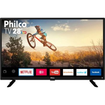 TV Smart LED 28"' Philco PTV28G50SN HDTV e Áudio Dolby 2 HDMI 1 USB Netflix