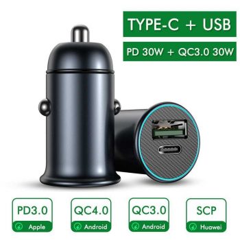 YKZ 30W Car Charger PD/USB