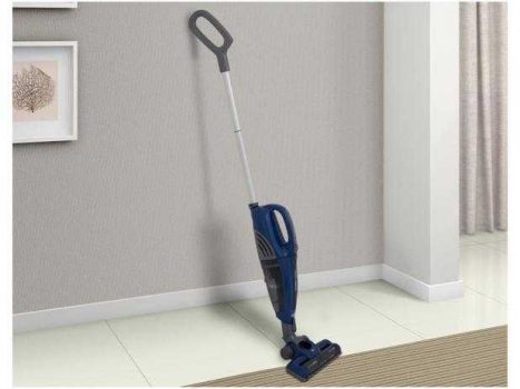 Aspirador de Pó e Água Vertical Wap Sem Fio - 14,8VDC Acqua Mob Azul e Cinza