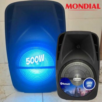 Caixa de Som Mondial CM-500 Bluetooth Amplificada - 500W USB CM-500