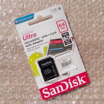 Cartão de Memoria Sandisk Ultra Microsdxc Uhs-I Card With Adapter – 64Gb