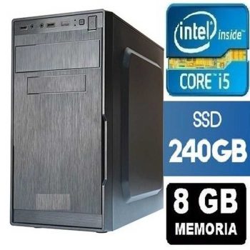 Cpu Intel Core I5 8gb Ssd 240gb + wifi + DVD