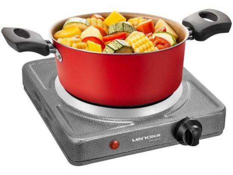 Fogão Elétrico 1 Boca 1000W Lenoxx Pratic PFE351