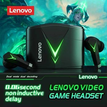Fone Bluetooth gamer Lenovo LP6