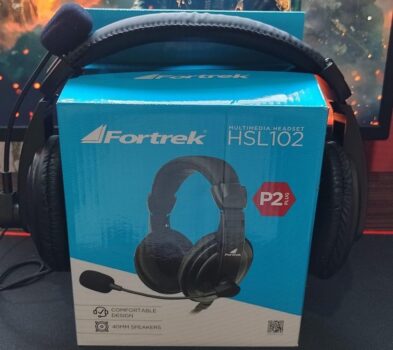 Fortrek HSL-102 - Fone Multimídia, P2 Plug, Preto