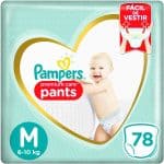 Fralda Pampers Pants Premium Care M 78 Unidades, Pampers