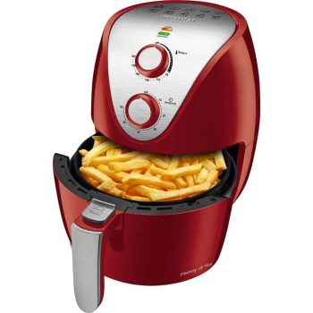 Fritadeira Elétrica Sem Óleo - Air Fryer Mondial AF-32-RI Family 3,5L Vermelha com Timer 127v