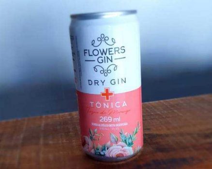 Gin Tônica Flowers Flowers Sabor MORANGO 269Ml