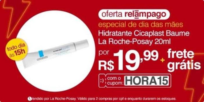 Hidratante Reparador Cicaplast Baume B5 La Roche-Posay 20ml