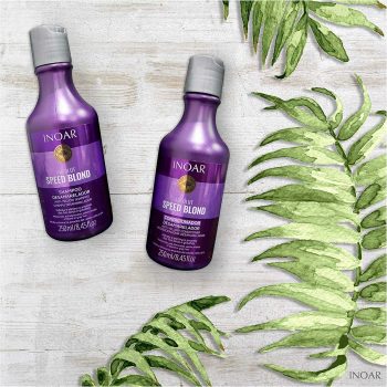 Inoar Kit Duo Shampoo e Condicionador Speed Blond Matizador, 2x250 ml, 2 unidades