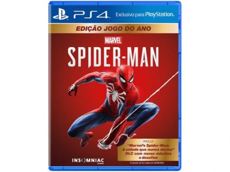 Jogo Spider-Man Game of The Year Edition PS4 - Insomniac