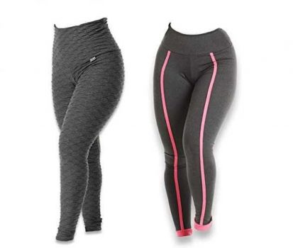 Kit 2 Calças Legging Feminina Bubble/Kaya
