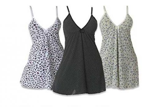 Kit com 3 Camisolas Sexy Love