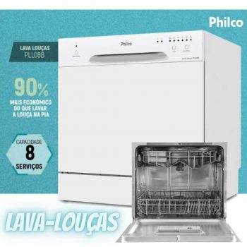 Lava Louça Philco 8 Serviços Branca PLL08B 127 Volts
