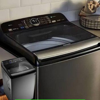 Lavadora de Roupas Panasonic NA-F170P6TA - 17Kg Cesto Inox 10 Programas de Lavagem