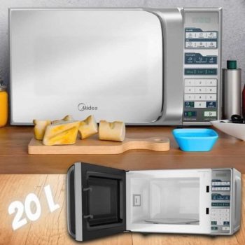 Micro-Ondas Midea MTFS22 20 L Modo Eco Silver
