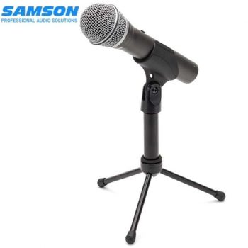 Microfone Dinâmico USB Samson Q2U