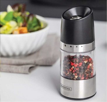 Moedor Aco Inox e Acrílico Realce Tramontina