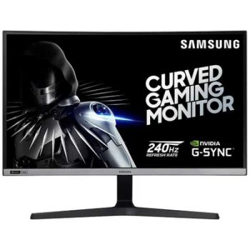 Monitor Gamer Curvo Samsung Odyssey 27" LC27RG50FQLXZD HDMI 240Hz e 4ms Gsync Curvatura 1500