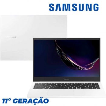 Notebook Samsung Book Intel Core i5-1135G7 8GB 1TB  Intel Iris Xe  W10 FHD 15.6″ Branco NP550XDA-KF4BR