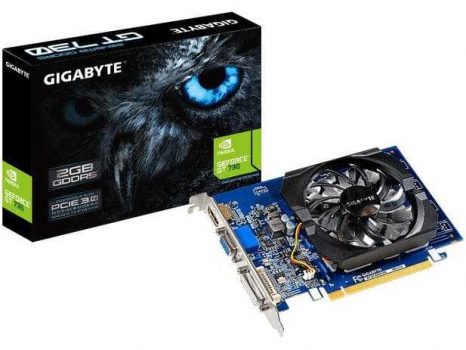 Placa de Vídeo Gigabyte GeForce GT 730 2GB - GDDR5 64 bits GV-N730D5-2GI (rev. 2.0)
