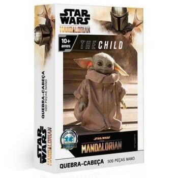 Quebra Cabeça 500 Peças Nano -The Child - the Mandalorian - Star Wars, Toyster Brinquedos