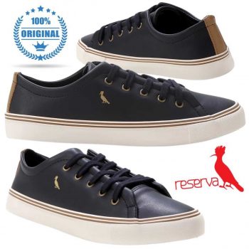 Tênis Couro Reserva Liso Masculino