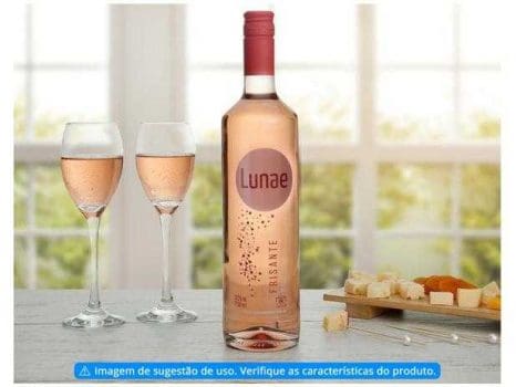 Vinho Frisante Rosé Semi Seco Salton Lunae - 750ml
