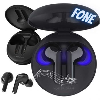 LG Fone de Ouvido Tone Free Preto - FN6 -Bluetooth UV Nano Meridian