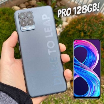 Smartphone Realme 8 Pro 128GB 4G Wi-Fi Tela 6.4'' Dual Chip 8GB RAM Câmera Tripla + Selfie 16MP