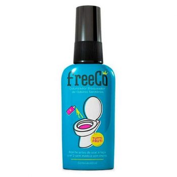 3 Un. Bloqueador De Odores Sanitários Freecô Tutti Frutti 60 Ml, Freeco, 60 Ml