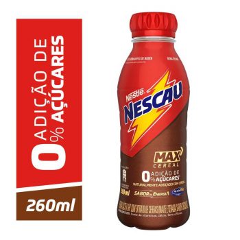 3 Un. Nescau, Max Cereal, Bebida, 260ml
