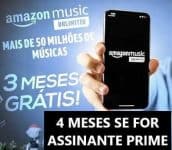 4 MESES GRÁTIS  DE AMAZON MUSIC Unlimited