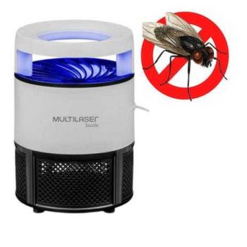 Lâmpada Led Uv Mata Insetos Elétrico Branco Multilaser - HC033