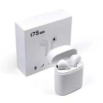 fone i7S TWS BRANCO com case recarregável