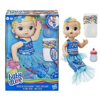Boneca Linda Sereia Loira, Baby Alive, Loira