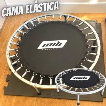 Cama Elástica Mini Jump Trampolim Profissional MDI MDITP11 Até 120Kg Prata