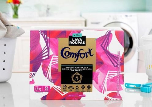 Kit Sabão em Pó Comfort Fiber Protect 1,6kg - 3 Unidades