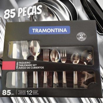 Faqueiro Inox Malibu 85 Peças - Tramontina