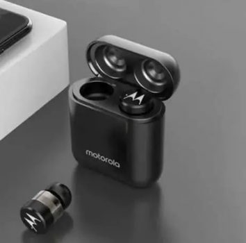 Fone de Ouvido Motorola Vervebuds 110 SH039 Bluetooth, Preto